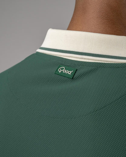 Born To Golf Long Sleeve Textured Polo